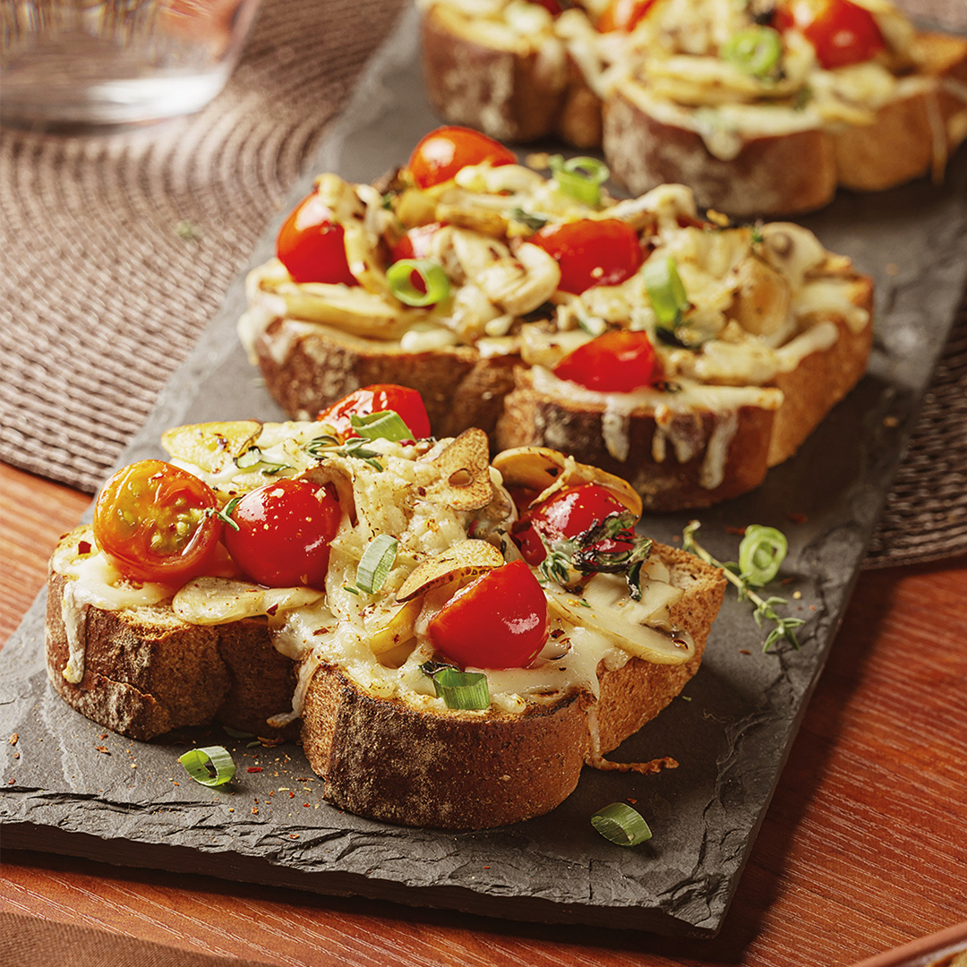 Bruschetta de Alho Poró